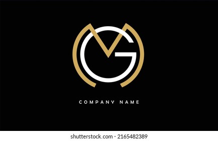 MG, GM Alphabets Letters Logo Monogram