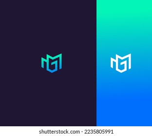 MG, GM Letter Logo Vector Template Abstract Monogram Symbol . Usable for Business sport, technology, fashion, digital And future creative logo