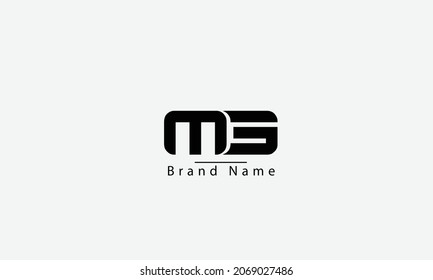 Abstrakte Vorlage für das abstrakte Vektorlogo von MG GM M G
