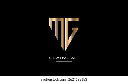 MG, GM, M, G abstract letters logo monogram