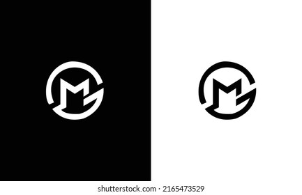 MG And GM Monogram Logo Design