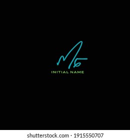 MG Initial Isolated Logo for Identity