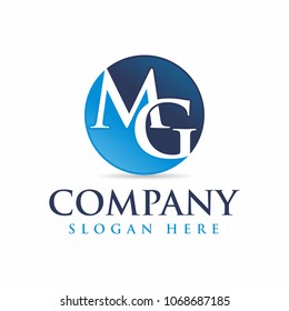 MG Initial Logo Design