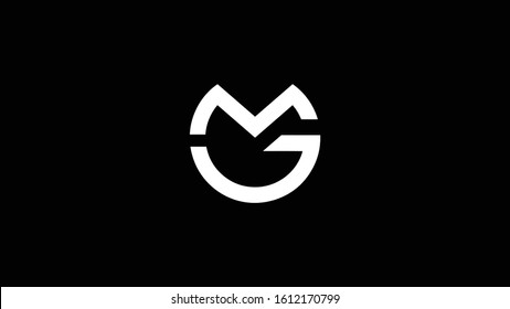 Mg Initial Logo Designs Your Companylogo Stock Vector (Royalty Free ...