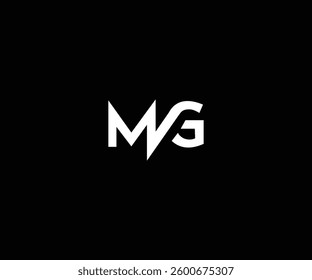 MG letter Bold financial clean logo