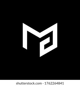 MG Letter Logo Design. Initial letters MG logo icon. Abstract letter MG M G minimal logo design template. M G letter design vector with black colors. mg logo.