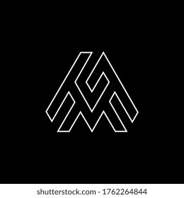 Diseño del logotipo de la letra MG. Letras iniciales icono del logotipo de MG. Letra abstracta MG M G mínima plantilla de diseño de logotipo. vector de diseño de letras M G con colores negros. logotipo de mg.