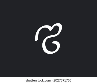 Vector de plantilla de diseño de logotipo para letras MG