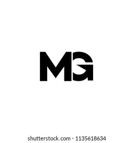 mg letter vector logo