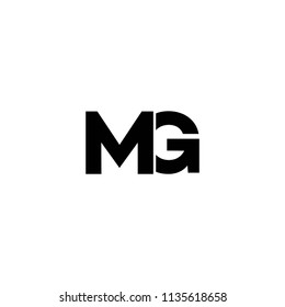 mg letter vector logo