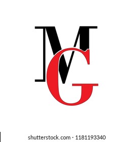 mg letter vector logo