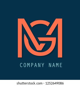 MG Logo Design graphic 2