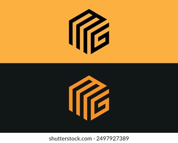 MG Logo Monogramm Initialen Buchstaben Konzept. MG Symbol Logo design.alphabet Buchstaben Symbol Logo.
