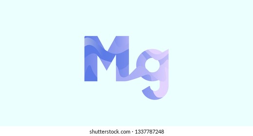 Mg magnesium modern chemical element, great design for any purposes. Science research concept. Vector illustration with chemical element for concept design. EPS8