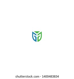 MG Shield Logo Design Vector