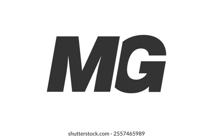 MG Techno Editable Font Logo For Corporate Branding. Bold, Futuristic Design With Unique Typographic Ideas. Minimal Custom Type And Dynamic Letter Variations For Promotion, Printing, And Book Titles