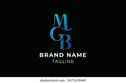 MGB, GMB, BGM, MBG, BMG LOGO, Abstract initial monogram letter alphabet Brand logo design