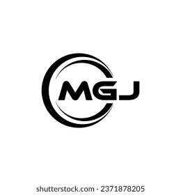 MGJ Logo Design, Inspiration for a Unique Identity. Modern Elegance and Creative Design. Watermark Your Success with the Striking this Logo.