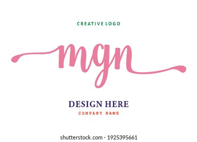 MGN lettering logo is simple, easy to understand and authoritative