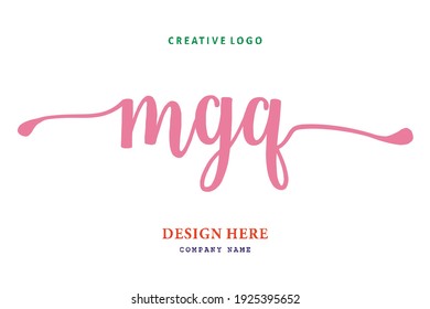 MGQ lettering logo is simple, easy to understand and authoritative