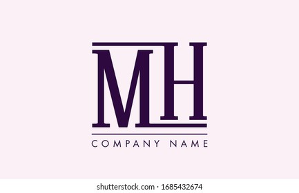 2,462 Mh Monogram Images, Stock Photos & Vectors | Shutterstock