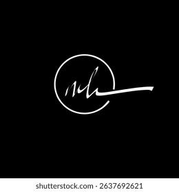 mh initial signature vector logo