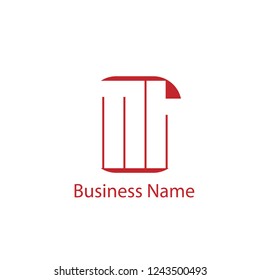 MH letter logo design