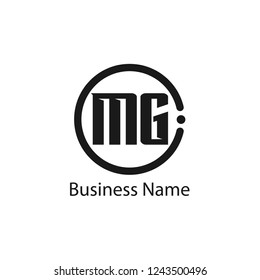 MH letter logo design