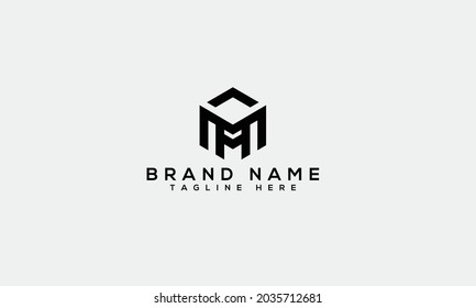 MH m h moderne kreative Buchstabenlogo-Symbol-Vorlage 