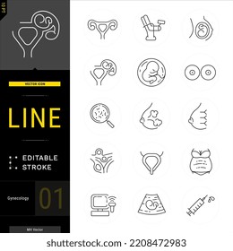MH Vector - Gynecology icon Pregnant icon