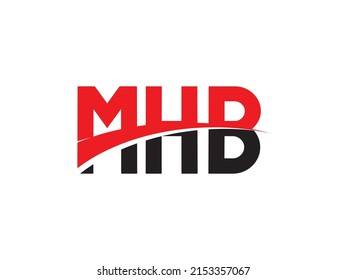 MHB Letter Initial Logo Design Vector Illustration