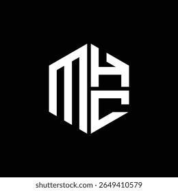 MHC logo MHC icon MHC monogram MHC letter minimalist Circle flat Unique modern abstract logo design.