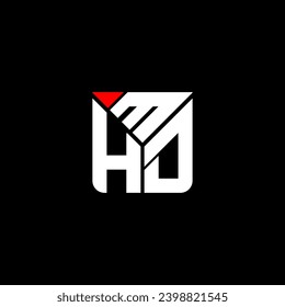 MHD letter logo vector design, MHD simple and modern logo. MHD luxurious alphabet design  