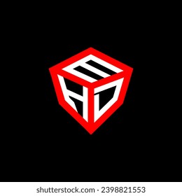 MHD letter logo vector design, MHD simple and modern logo. MHD luxurious alphabet design  