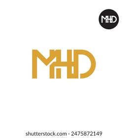 MHD Logo Letter Monogram Design