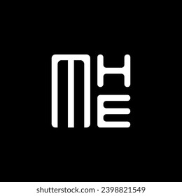 MHE letter logo vector design, MHE simple and modern logo. MHE luxurious alphabet design  