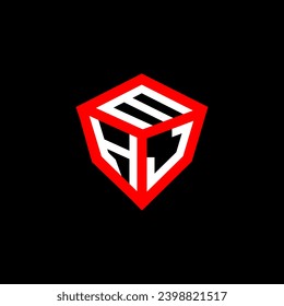 Diseño vectorial del logotipo de la letra MHJ, logotipo sencillo y moderno de MHJ. Diseño de alfabetos lujosos de MHJ  