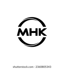 MHK Letter Logo Design, Inspiration for a Unique Identity. Modern Elegance and Creative Design. Watermark Your Success with the Striking this Logo.