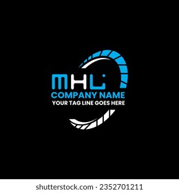 MHL letter logo creative design with vector graphic, MHL simple and modern logo. MHL luxurious alphabet design  
