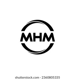 MHM Letter Logo Design, Inspiration for a Unique Identity. Modern Elegance and Creative Design. Watermark Your Success with the Striking this Logo.