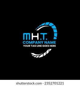 MHT letter logo creative design with vector graphic, MHT simple and modern logo. MHT luxurious alphabet design  