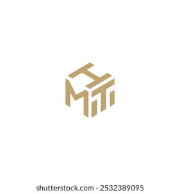 MHT vector technology initials icon logo