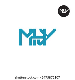 MHY Logo Letter Monogram Design