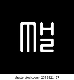 MHZ letter logo vector design, MHZ simple and modern logo. MHZ luxurious alphabet design  