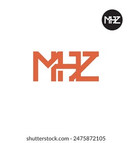 MHZ Logo Letter Monogram Design