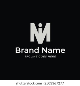 Mi Creative Brand Logo Vector