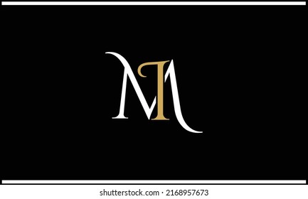 MI, IM Abstract Letters Logo Monogram