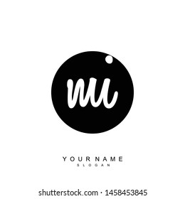 MI Initial beauty floral logo template