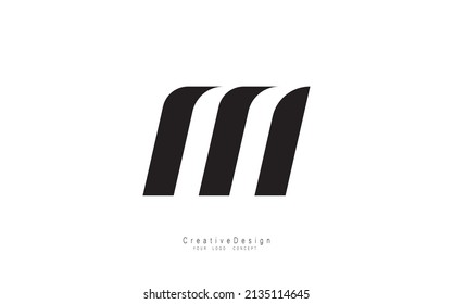 MI Initial letter Logo Design, icon illustration, monogram logo with creative modern trendy typography