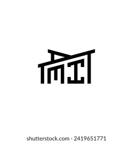 MI Initial Letter in Real Estate Logo concept.eps MI Initial Letter in Real Estate Logo concept